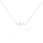 Load image into Gallery viewer, Amour Heart beat Diamond Necklace