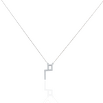 Load image into Gallery viewer, Sentiments Diamonds Alphabet Necklace
