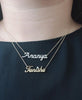 One Name Necklace - Diamond