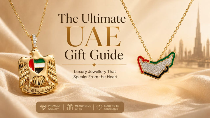 UAE Map Necklace in 18K Gold | Meaning & Gift Guide
