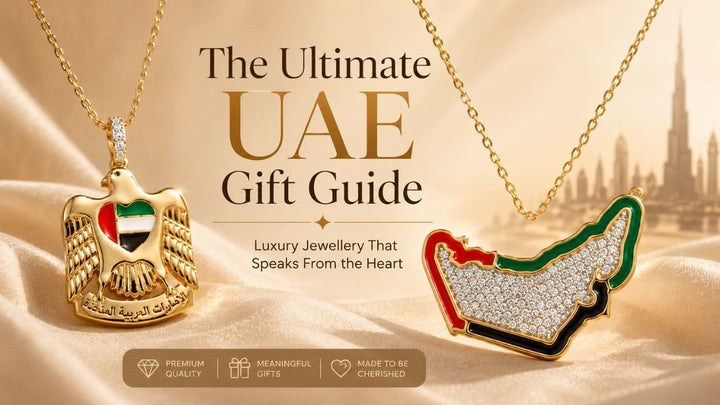 UAE Map Necklace in 18K Gold | Meaning & Gift Guide