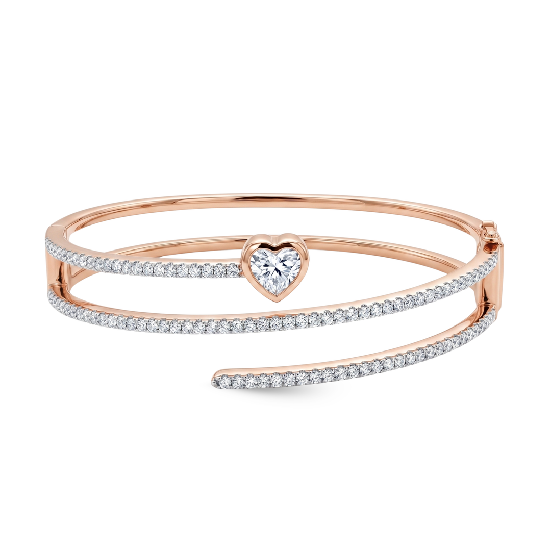 Luxury edit Fancy Shape Statement Bangle