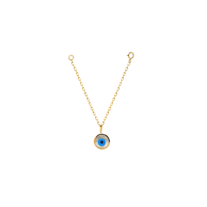 Protection Round Evil Eye Watch Charm