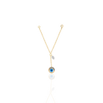 Load image into Gallery viewer, Protection Round Evil Eye Watch Charm
