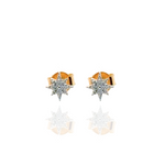 Load image into Gallery viewer, Mini Starburst Diamond Studs
