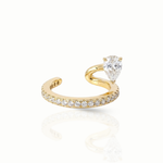 Load image into Gallery viewer, Wilderness Floating Diamond Slip-On Cuff