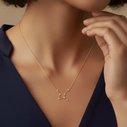 Zodiac Constellation Diamond Necklace
