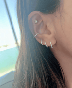 Load image into Gallery viewer, Diamond Daith Piercing Single Piece
