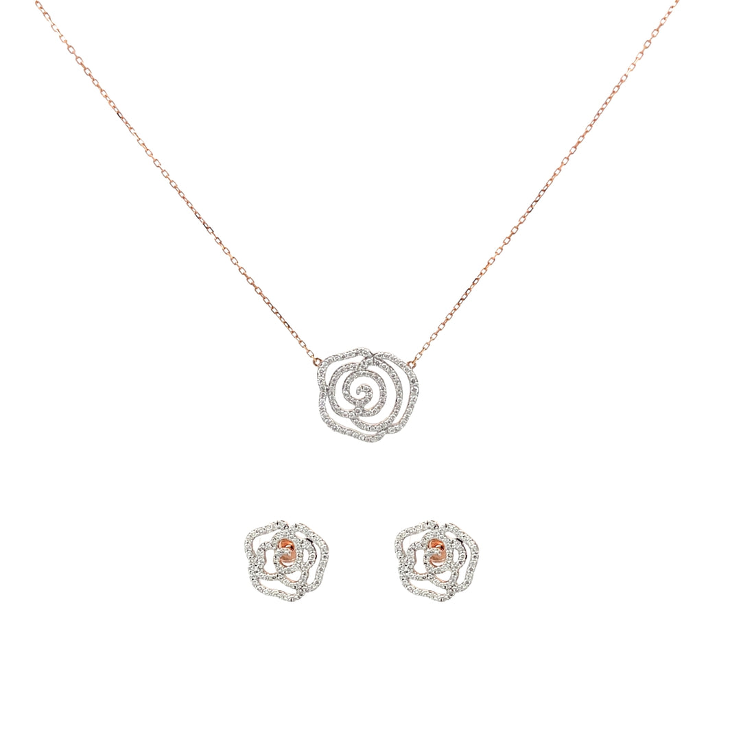 Wilderness Rose Diamond Set