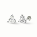 Load image into Gallery viewer, Timeless essentials 3 Diamonds Ear Studs