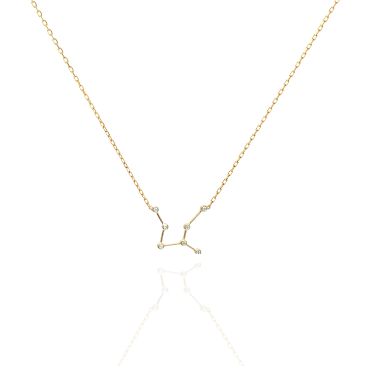 Zodiac Constellation Diamond Necklace