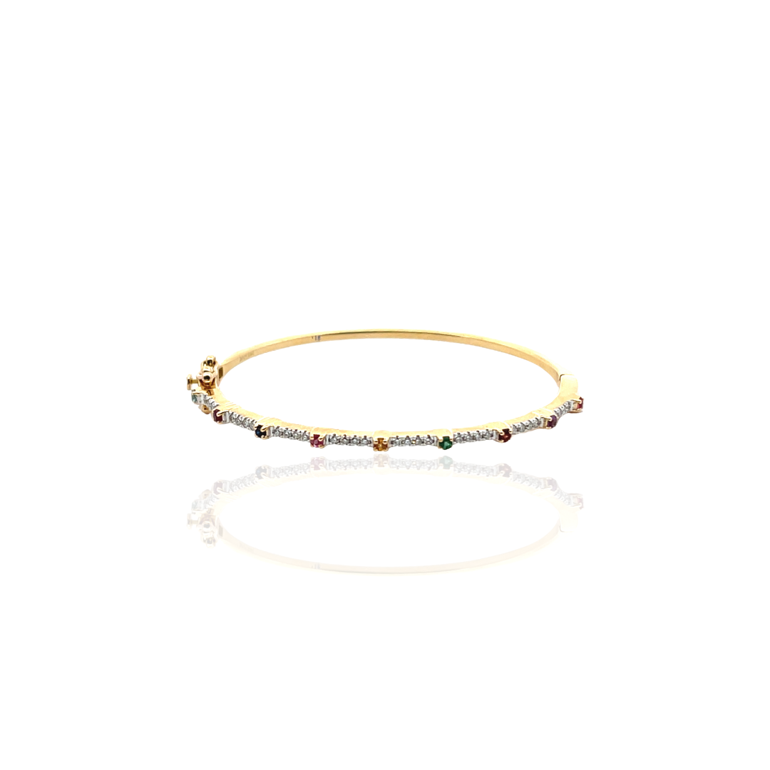 Luxury Diamond & Birthstone Bangles