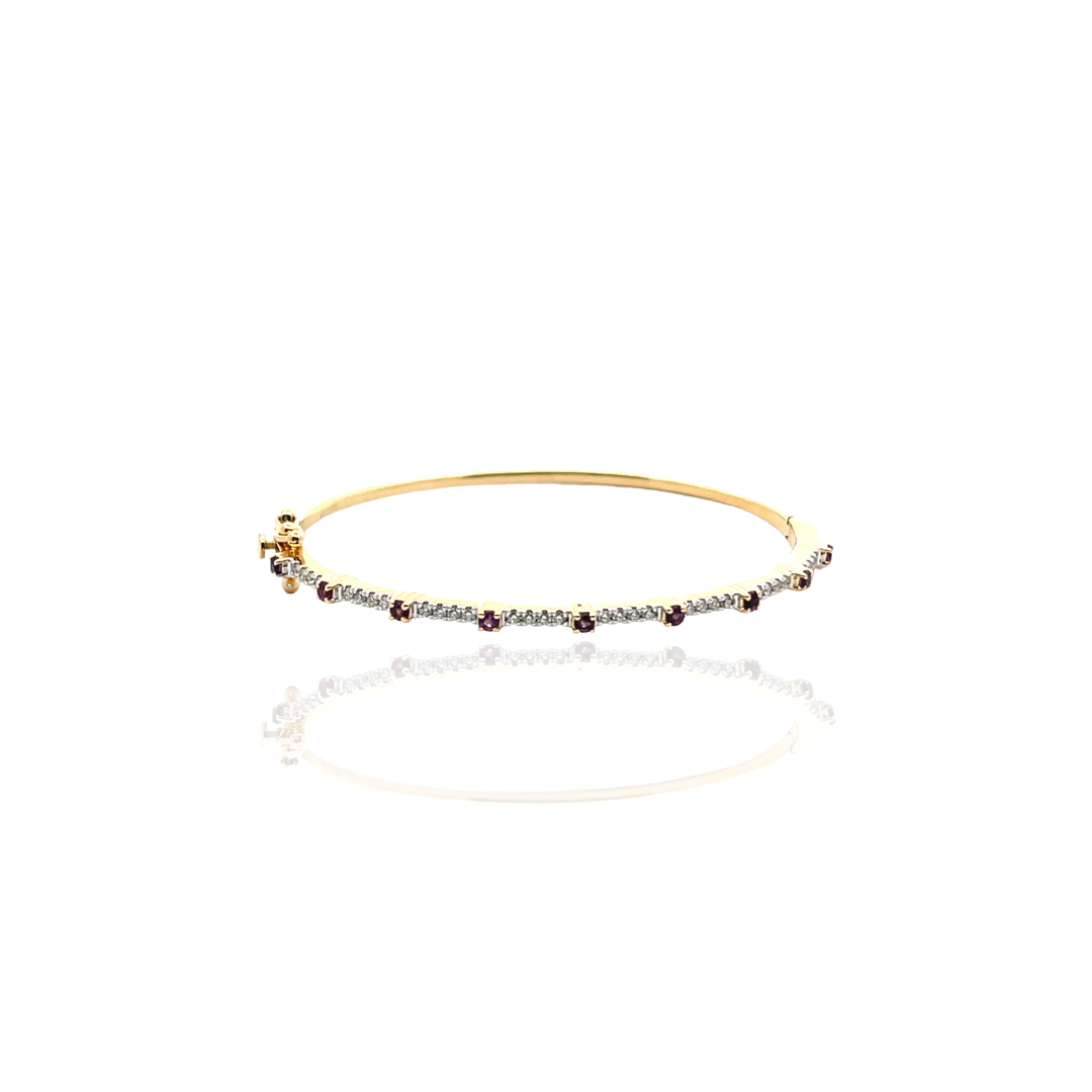 Luxury Diamond & Birthstone Bangles