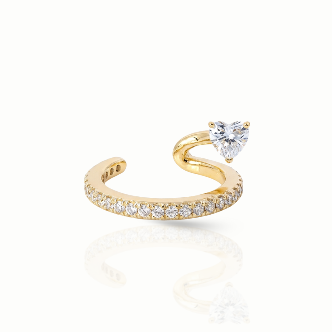 Wilderness Floating Diamond Slip-On Cuff