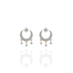 Load image into Gallery viewer, Mini Chandbali Diamond Earrings
