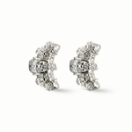 Load image into Gallery viewer, Amira Croissant Diamond Earrings