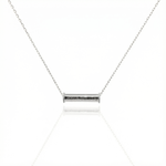 Load image into Gallery viewer, Etched Diamond Scroll Necklace