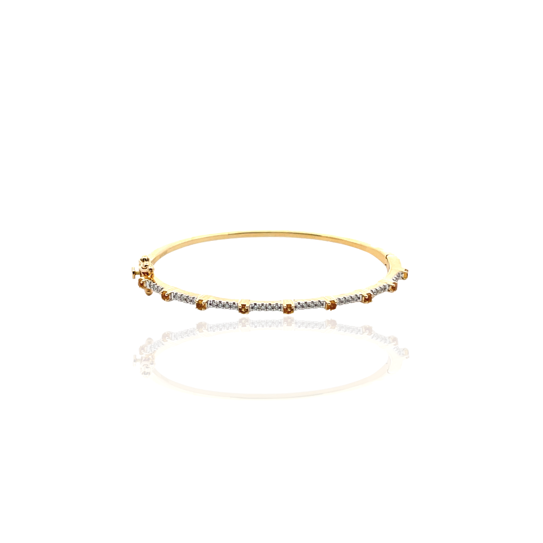 Luxury Diamond & Birthstone Bangles