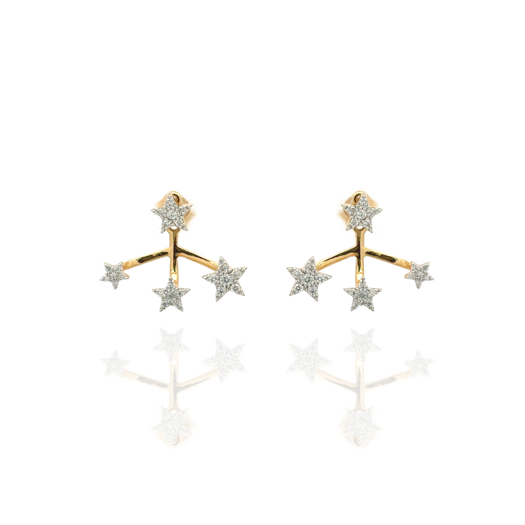 Starry Constellation Jacket Earring