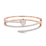 Load image into Gallery viewer, Luxury edit Fancy Shape Statement Bangle