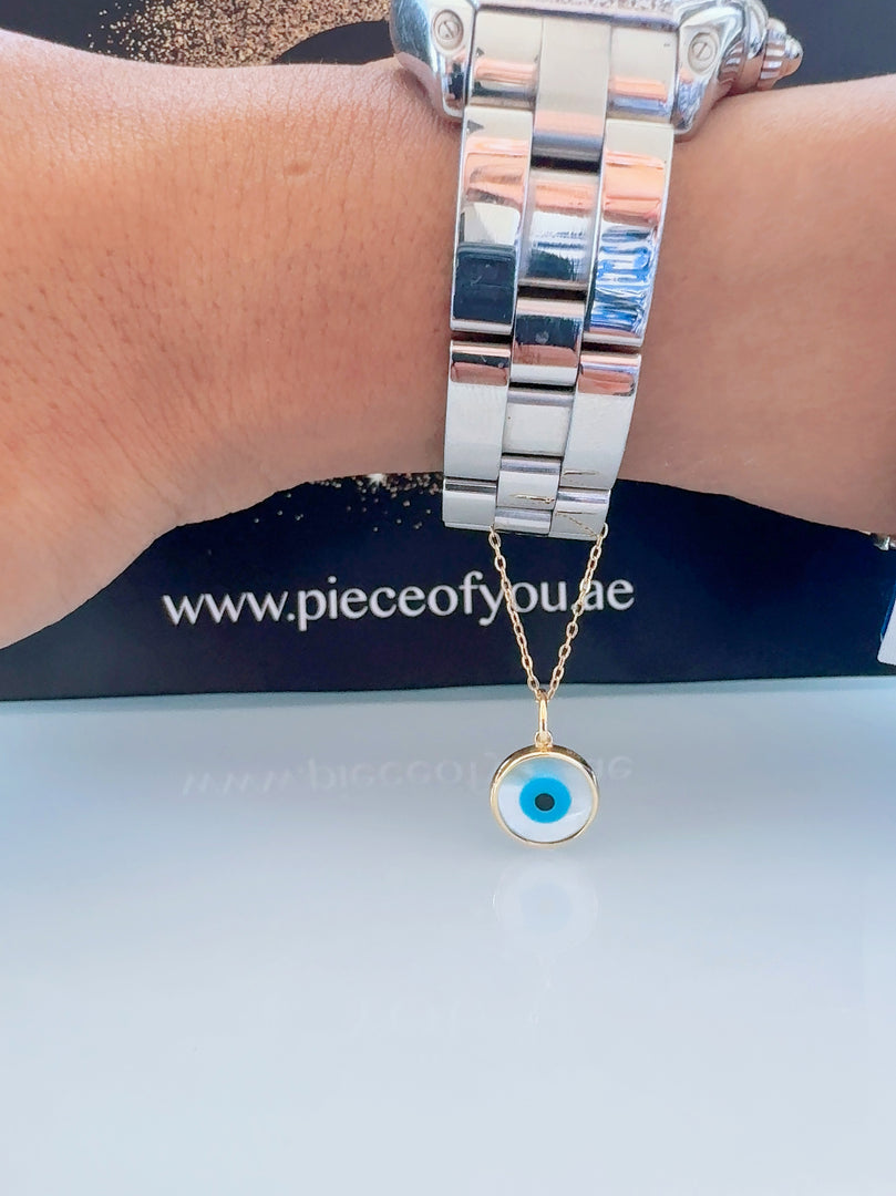 Round Evil Eye Watch Charm