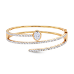Load image into Gallery viewer, Luxury edit Fancy Shape Statement Bangle