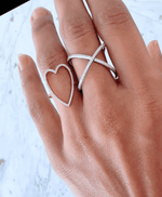 Load image into Gallery viewer, Jumbo Heart Ring 20-22 MM
