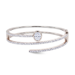 Load image into Gallery viewer, Luxury edit Fancy Shape Statement Bangle