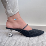 Load image into Gallery viewer, Protection Eye Shape Evil Eye Anklet

