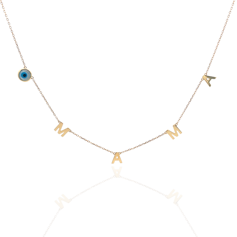 Zeeana Spaced Out Initial Necklace