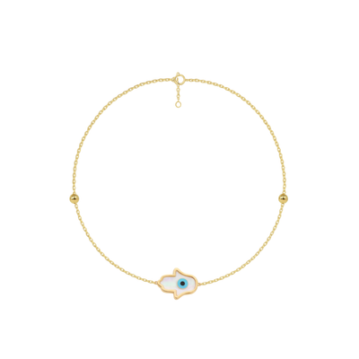 Protection Hamza Hand Evil Eye Anklet