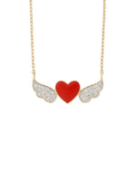 Load image into Gallery viewer, Wings To Your Heart Necklace
