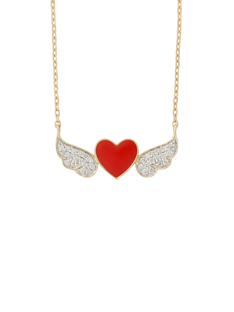 Wings To Your Heart Necklace