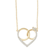 Amour Love Rings Necklace