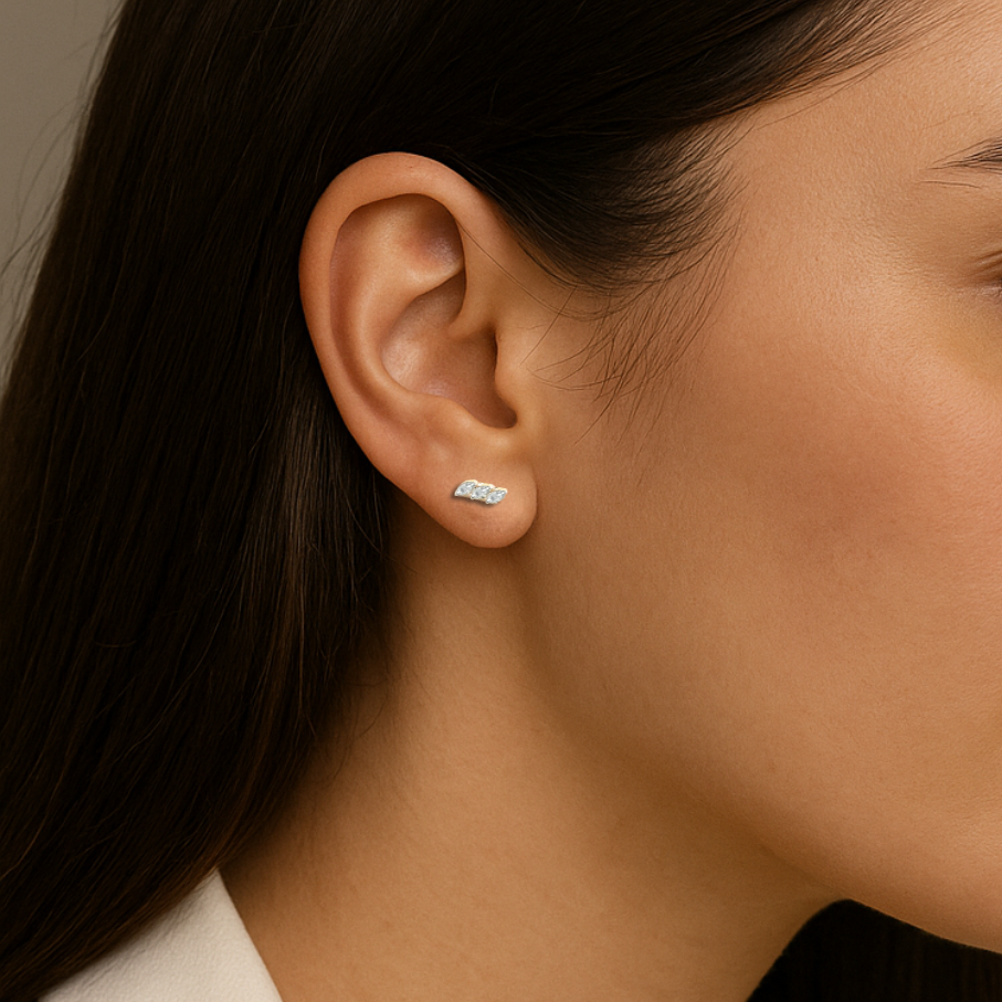 Drops of Radiance Three Marquise Piercing