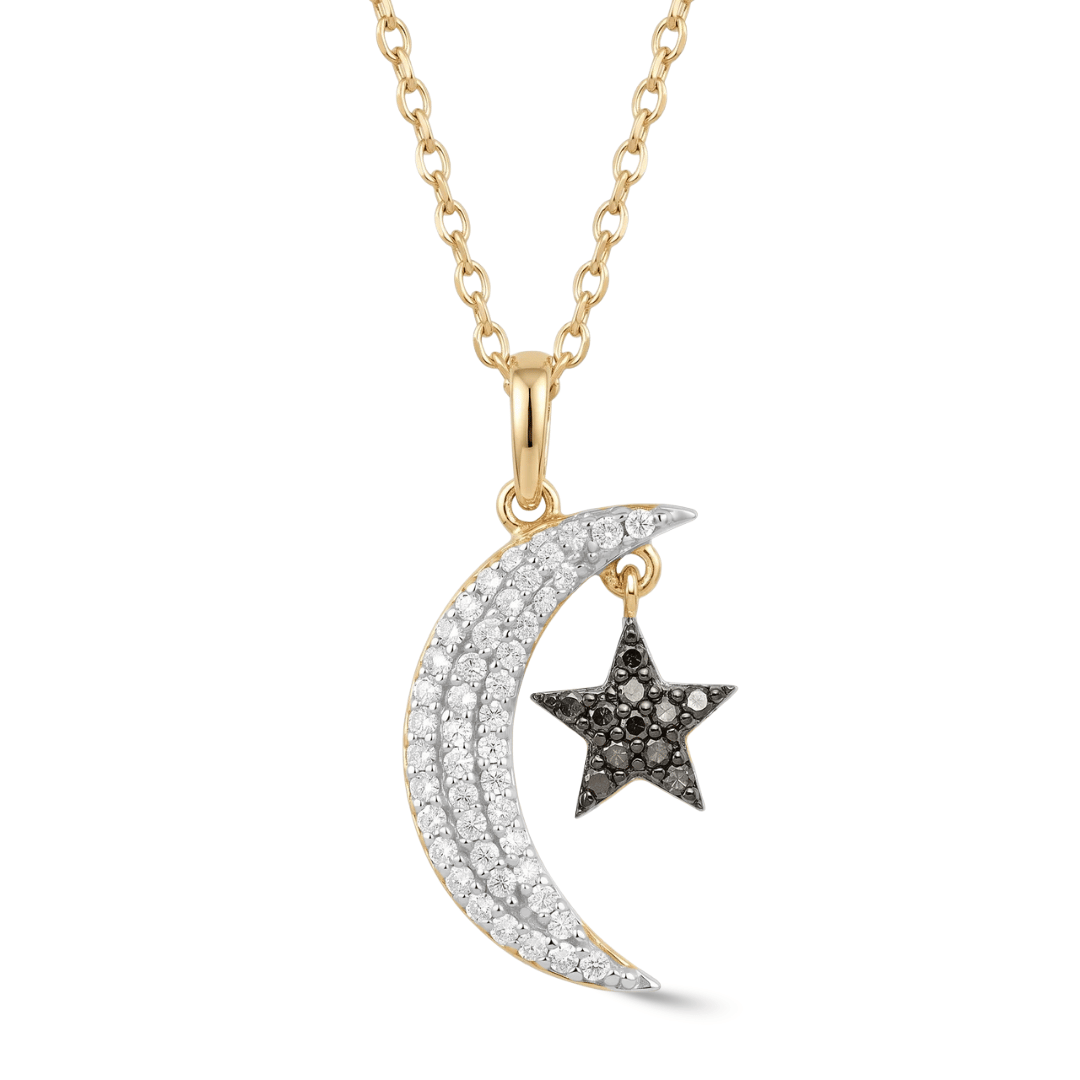 Timeless essentials Star and Moon Necklace