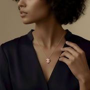 Protection Ayat Al Kursi Oval Necklace