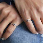 Load image into Gallery viewer, Protection Evil Eye Ring
