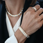 Load image into Gallery viewer, Luxury Edit Spiral Diamond Ring