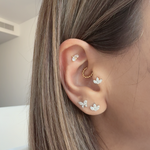 Load image into Gallery viewer, Drops of Radiance Marquise Ear Studs

