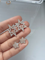 Load image into Gallery viewer, Wilderness 8 Star Diamond Earrings
