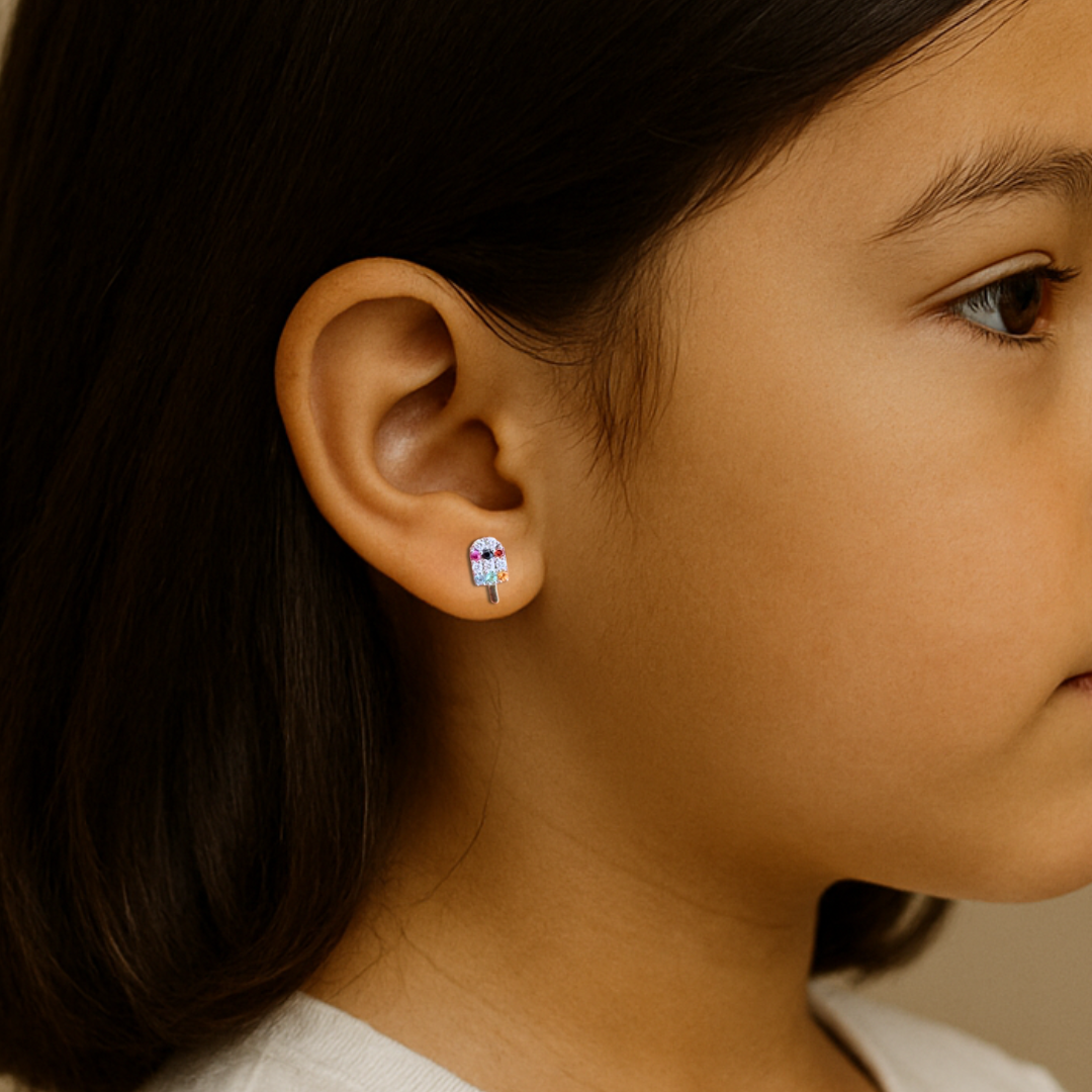 Amira Ice Lolly Diamond Earrings