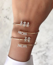 Sentiments Mom and Kids Bangle