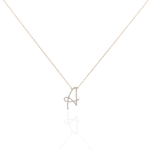 Load image into Gallery viewer, Sentiments Jumbo Alphabet Diamond Necklace

