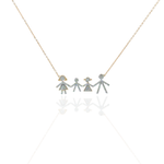 Load image into Gallery viewer, Sentiments Family Diamond Necklace
