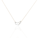 Load image into Gallery viewer, World Map Necklace
