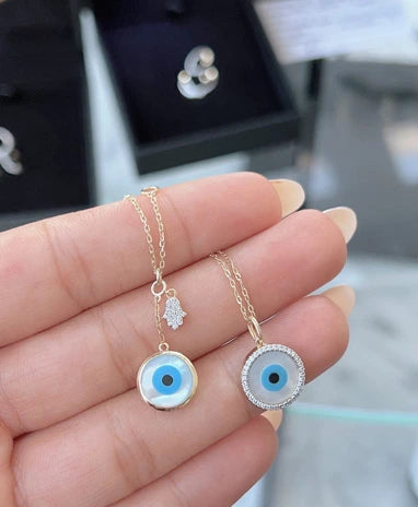 Round Evil Eye Watch Charm