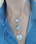 Load image into Gallery viewer, Statement Heart Open Close Necklaces with Engraving
