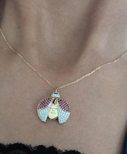 Wilderness Openable Ladybug Necklace