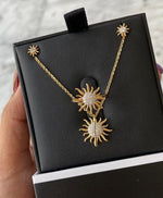 Load image into Gallery viewer, Statement Sunshine Open Close Necklaces with Engraving
